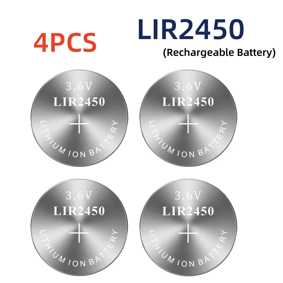 2-10 SZT. Bateria litowo-jonowa 3.6V LIR2450, akumulator, zamiennik CR2450 — zdjęcie produktu 4