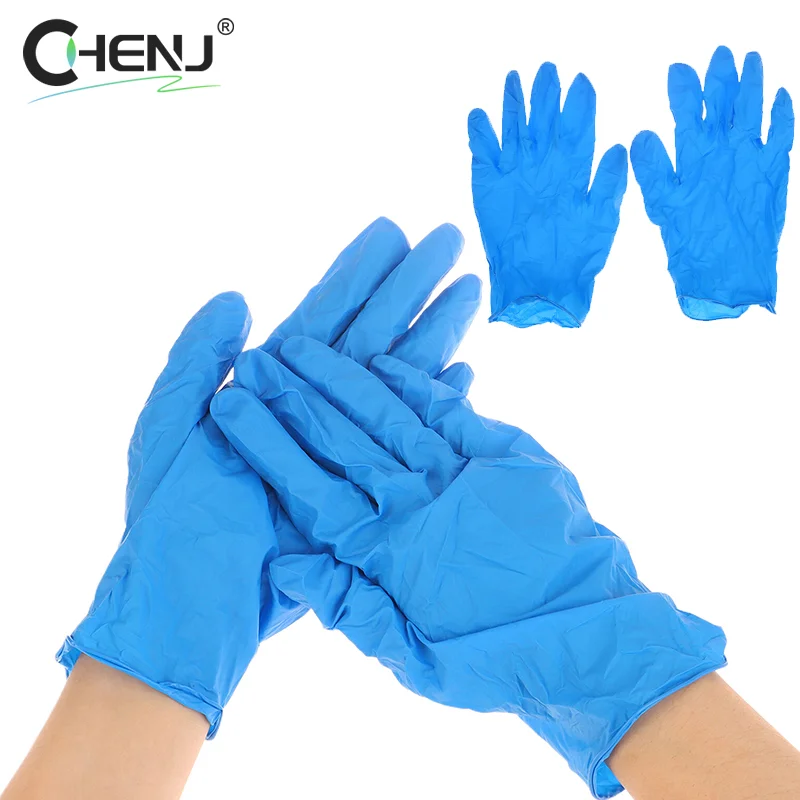 1Pair Gloves Disposible Nitrile Gloves Housework Cleaning Car Industry Gardening Pet Care Cooking Working Hair Dye Gloves Tools