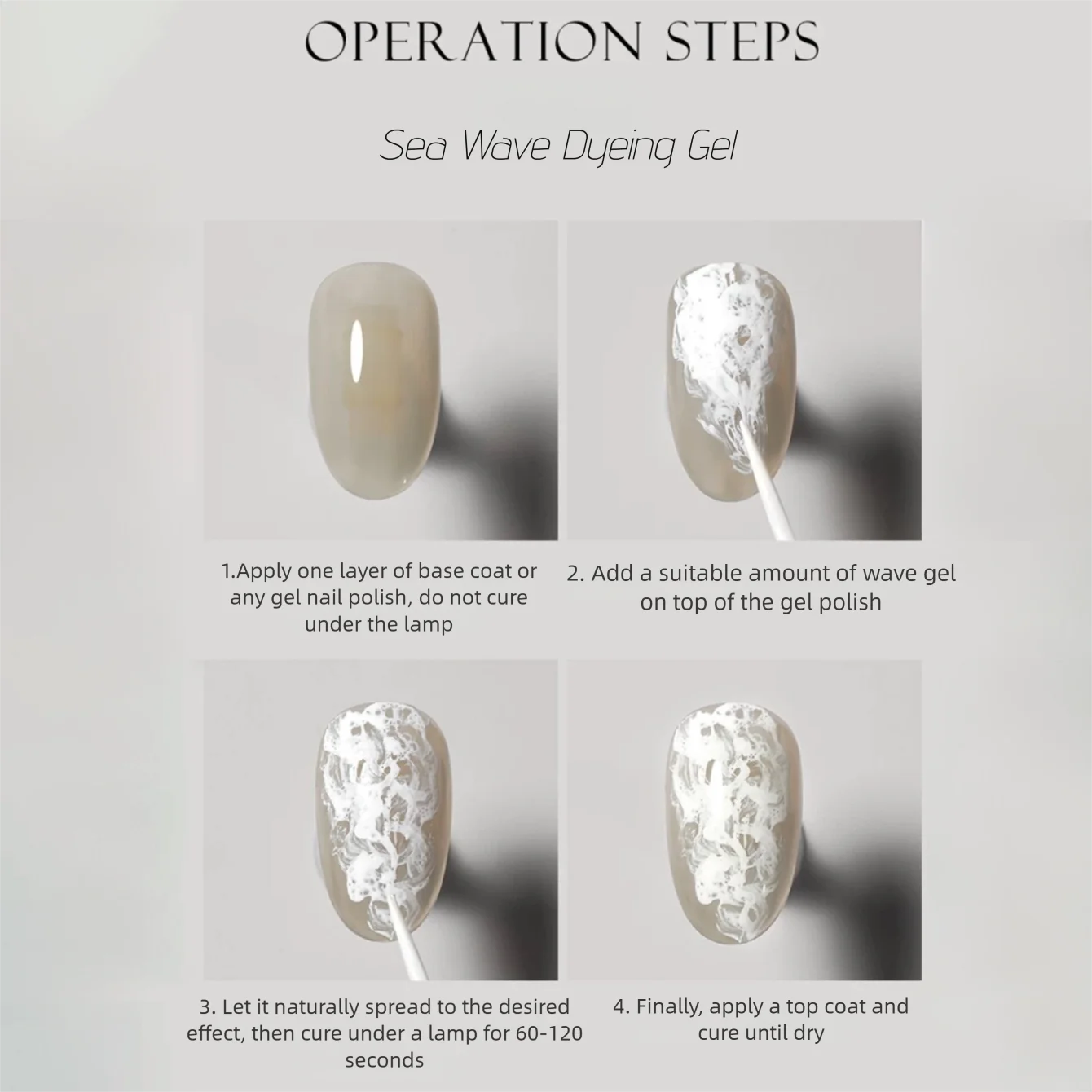 MIANEL 2026 Neue Kirschblüten-Wellen-Tinten-Nagelmischflüssigkeit, Schnell-Marmorierungs-Gel für Ozeanwellen-Nagelkunst – Detail 2