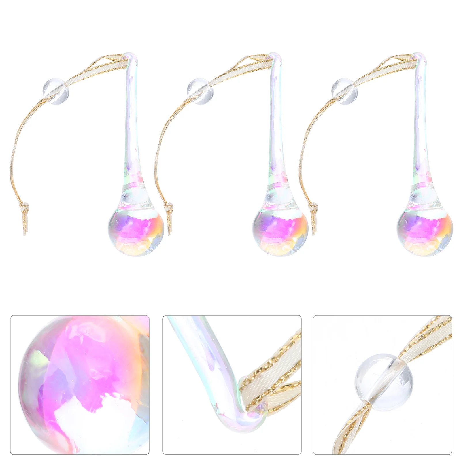 

Christmas Crystal Ball Decoration Tree Party Decorations Supplies Ornaments Teardrop