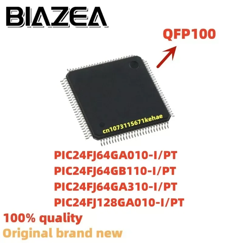 

1piece PIC24FJ64GA010-I/PT PIC24FJ64GB110-I/PT PIC24FJ64GA310-I/PT PIC24FJ128GA010-I/PT QFP100 Chipset