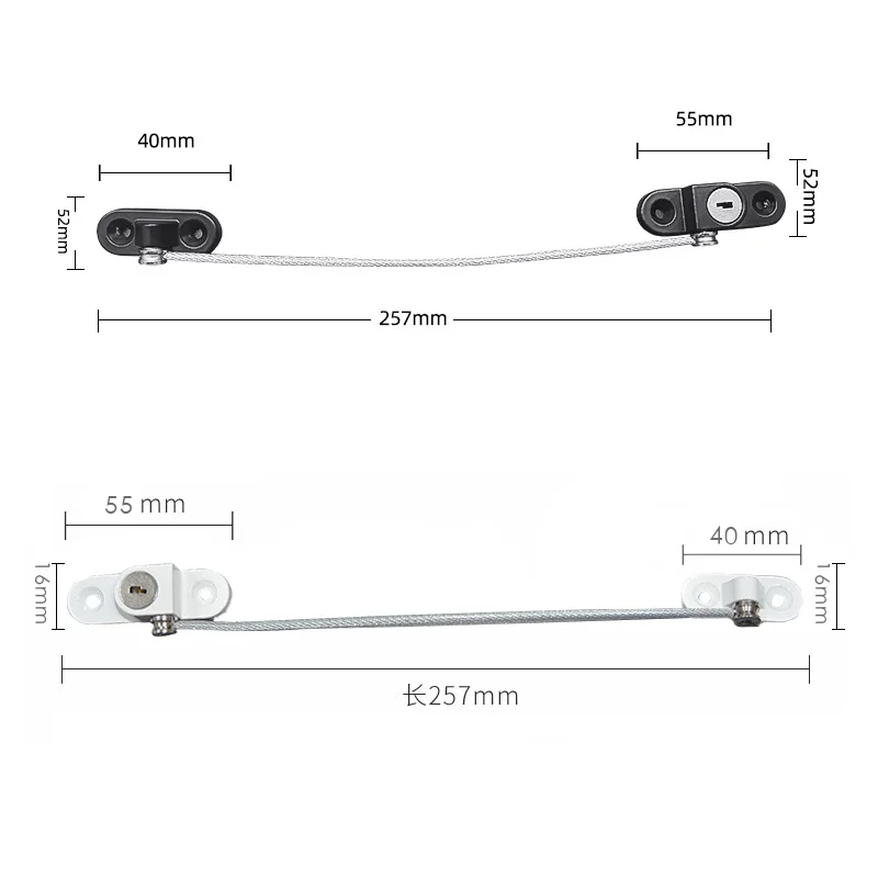 Child Window Restrictor Security Lock Kids Prevent Childern Falling Window Lock Baby Protection view 2