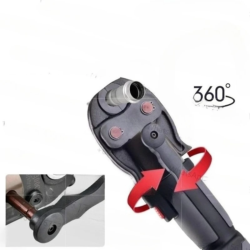 

Crimper 18V 5.0Ah, 17mm Stroke 10-300mm² with 12 Dies