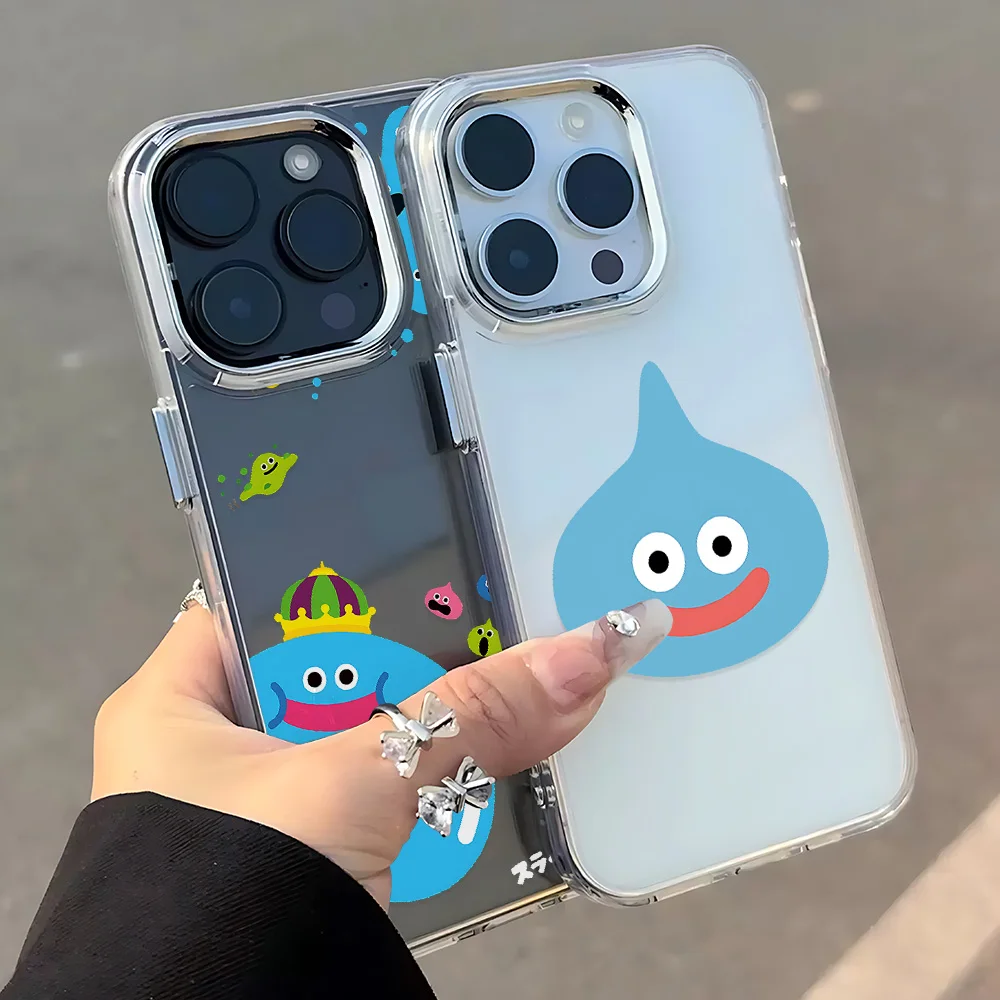 D-Dragon Quest-funda de teléfono para iPhone 17 16e 16 15 14 13 12 11 mini Pro Max X XR XSMAX 8 7 Air Plus, funda suave transparente