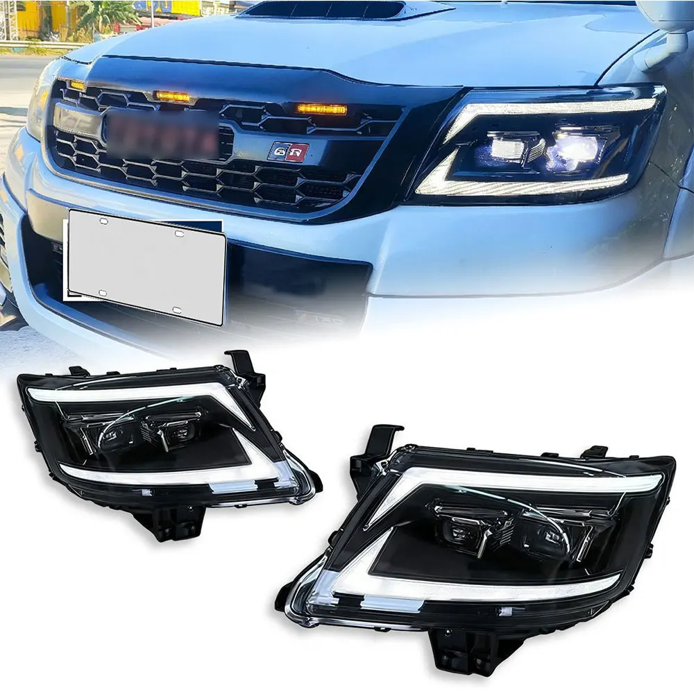 

Pair Car LED Headlights for Toyota Hilux Vigo 2012-2015 811500K440 811100K440