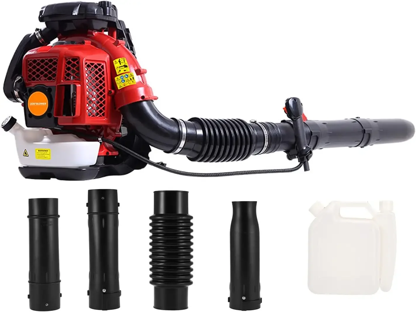 80CC 900CFM Leaf Blower - 2 Stroke Backpack Gas Powered Leaf Blower, Grass Lawn Blower Air Cooling Gasoline Backpack Grass Blowe