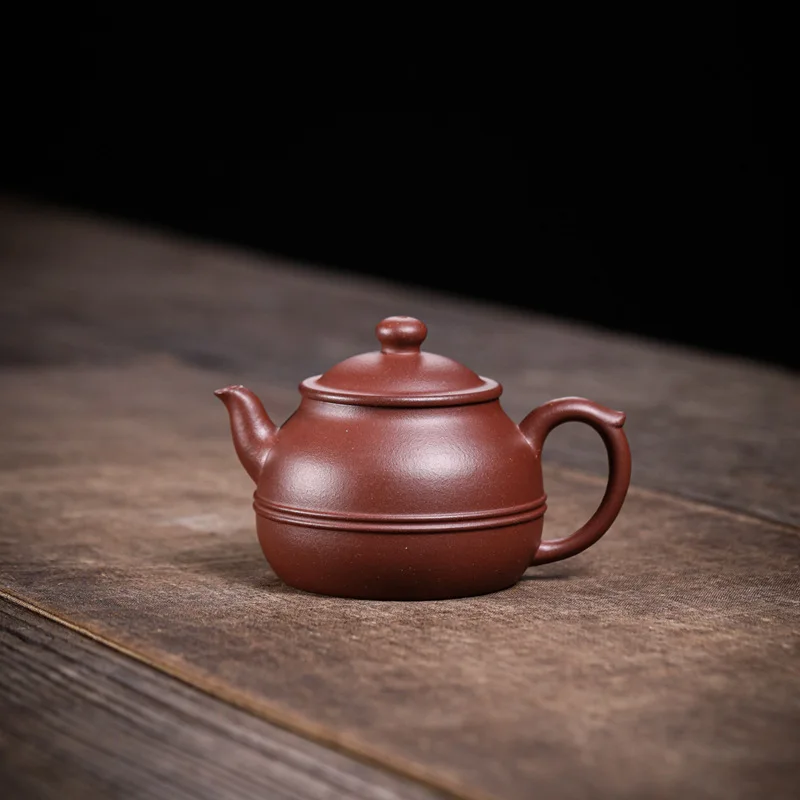 

190cc Chinese Yixing Zisha Purple Clay Teapot ZiNi Handmade Shuangxian Tea pot