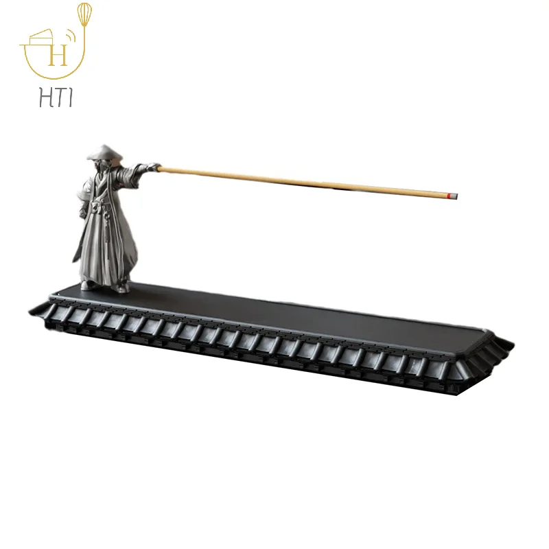 Bandeja de incenso zen, assento de incenso para estudo, samurai japonês, linha de cavaleiro chinês, queimador de incenso, ornamento de inserção, bastão de incenso