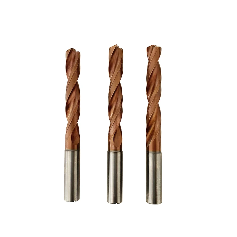 FULLOVEs Hot Sale Solid Carbide Cold Drill Carbide Drill Bits Coating Inner Cooling Drill Tools For Hardened Steel