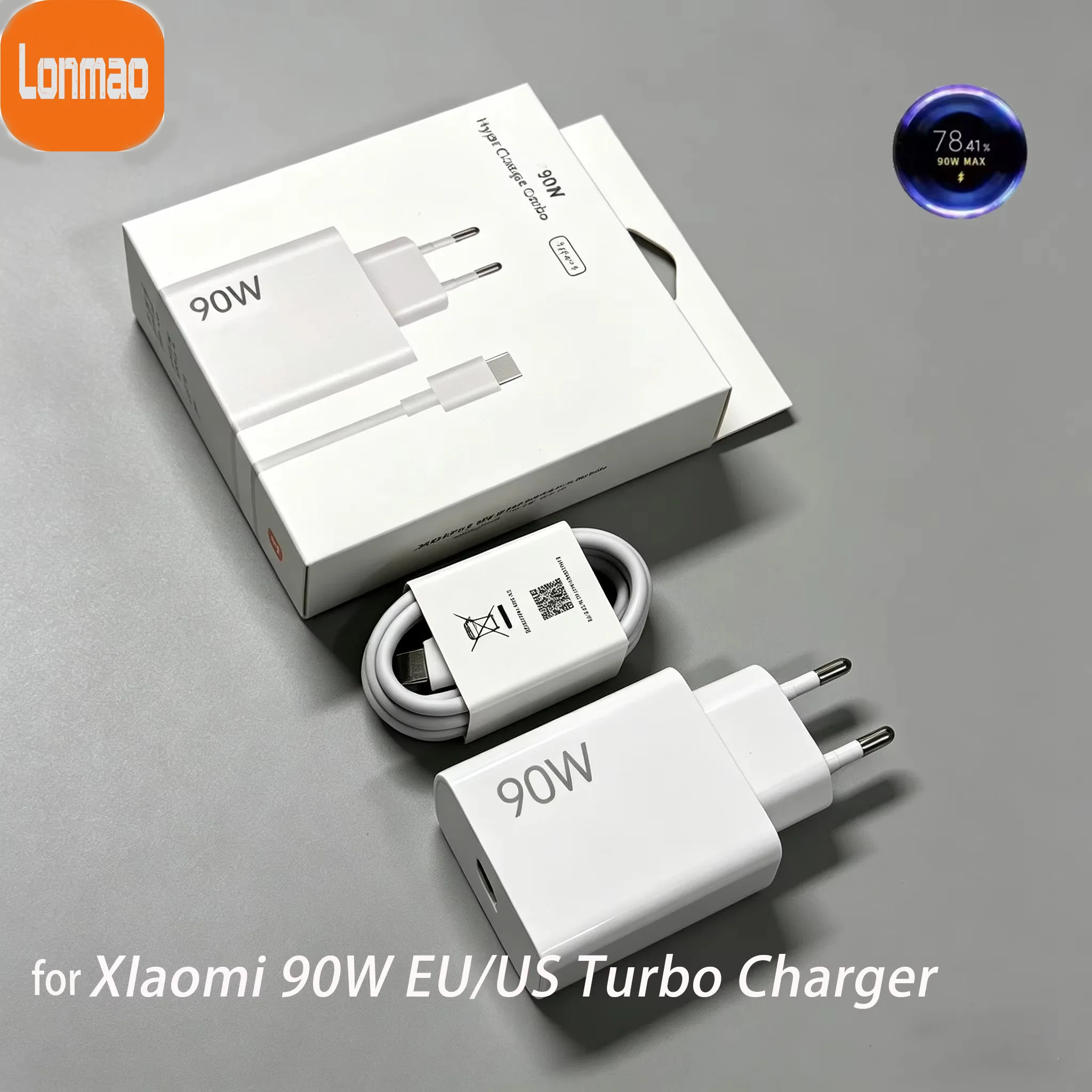 Pour chargeur Xiaomi 90W Turbo Fast Charge, adaptateur 6A, câble pour Xiaomi 15 14 13 11 Pro Ultra Lite Redmi Note 12 POCO
