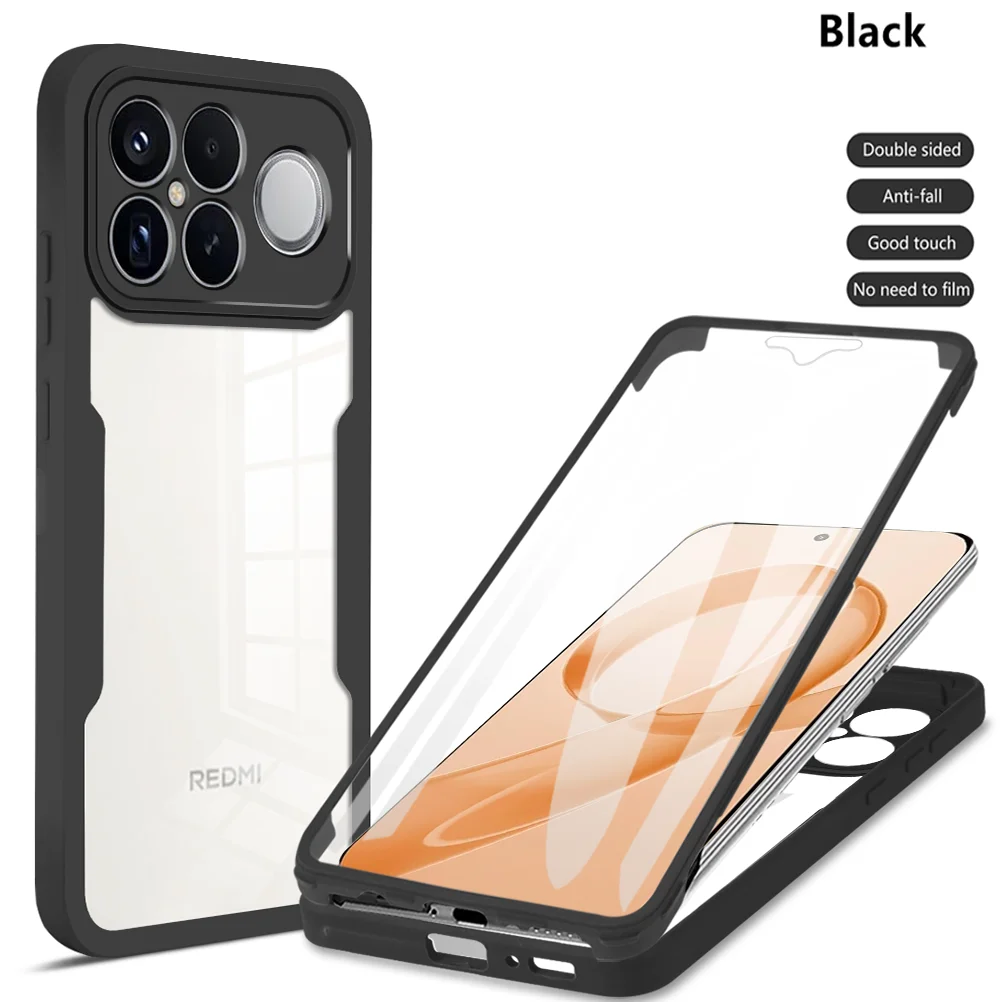 Image of Für Xiaomi Poco F8 Ultra Hülle Poco F8 Pro Cover Vollständiger Körperschutz Schutzhülle 360° Doppelseitige Abdeckung Funda Coque Capa