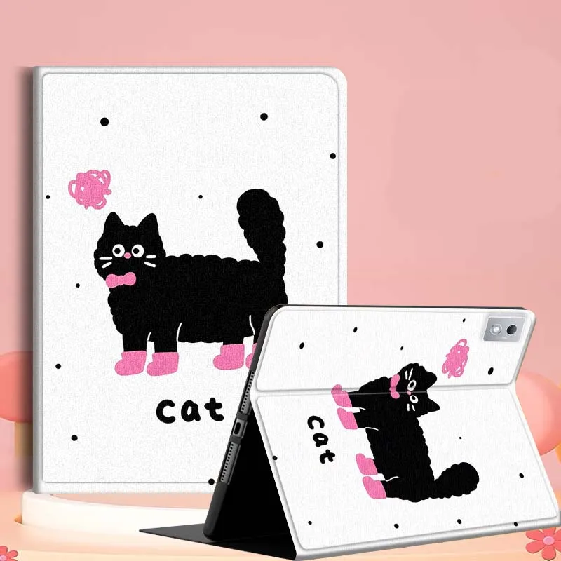 

Cat Dog Polka Creative Patter For Lenovo Tab Xiaoxin Pad 700 Y900 Gen4 K10 P11 GT K11 3rd P11 P12 Plus Pro Gen Tablet Case