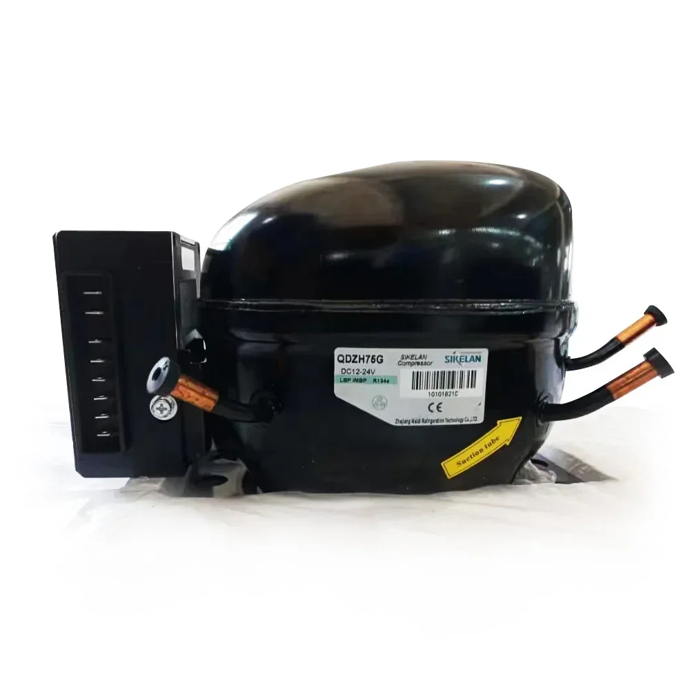 

Hermetic fridge compressor Suitable for R134a Refrigerant Rated Voltage 12/24V(DC) QDZH75G