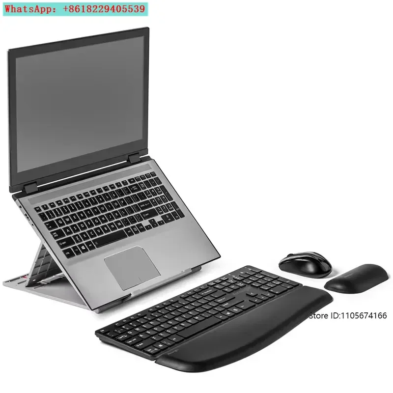 Computer heat dissipation bracket ergonomic adjustment folding portable iPad notebook bracket