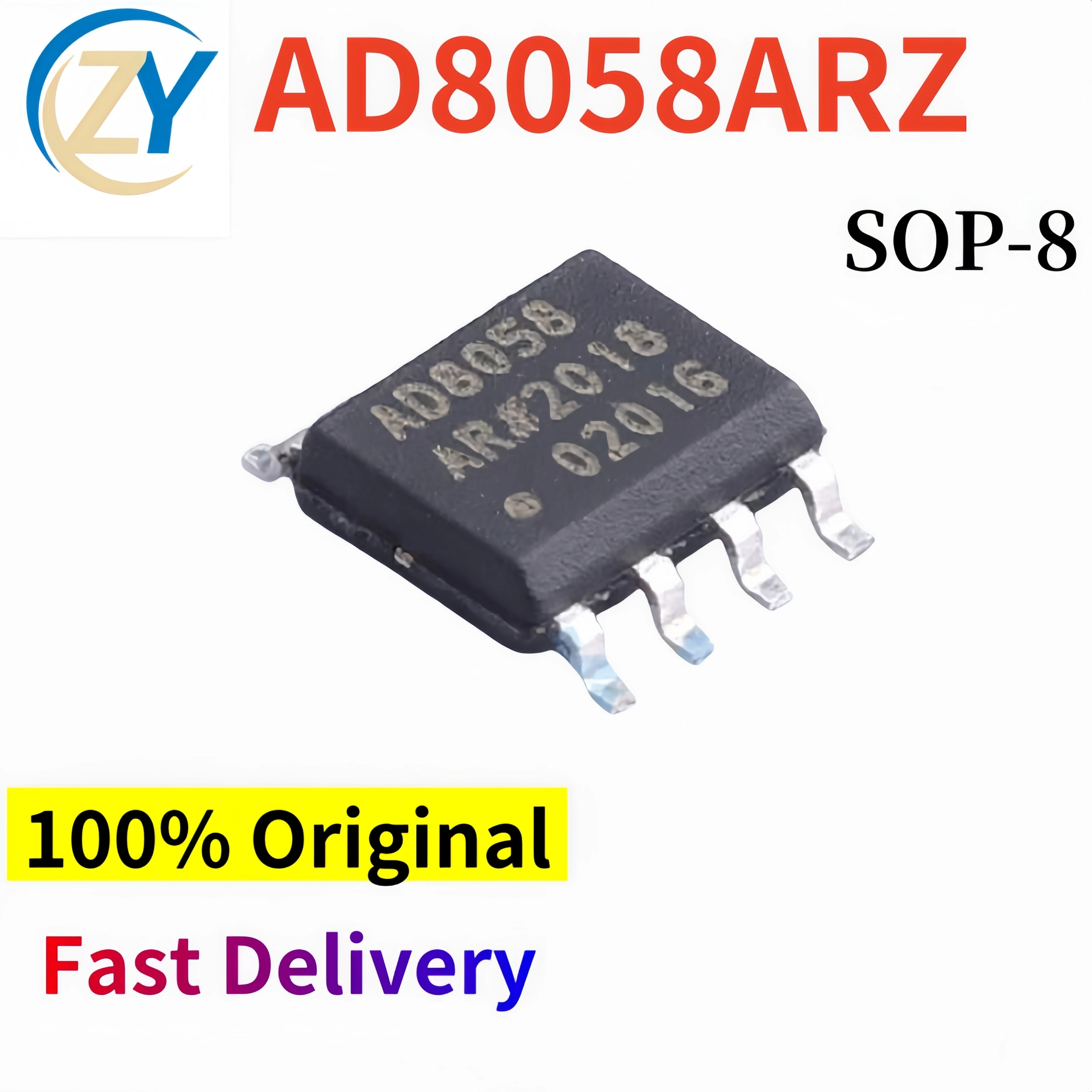 

(2pcs) AD8058ARZ Amplifiers AD8058 100MHz 3V to 12V SOIC-8 100% Original & In Srock