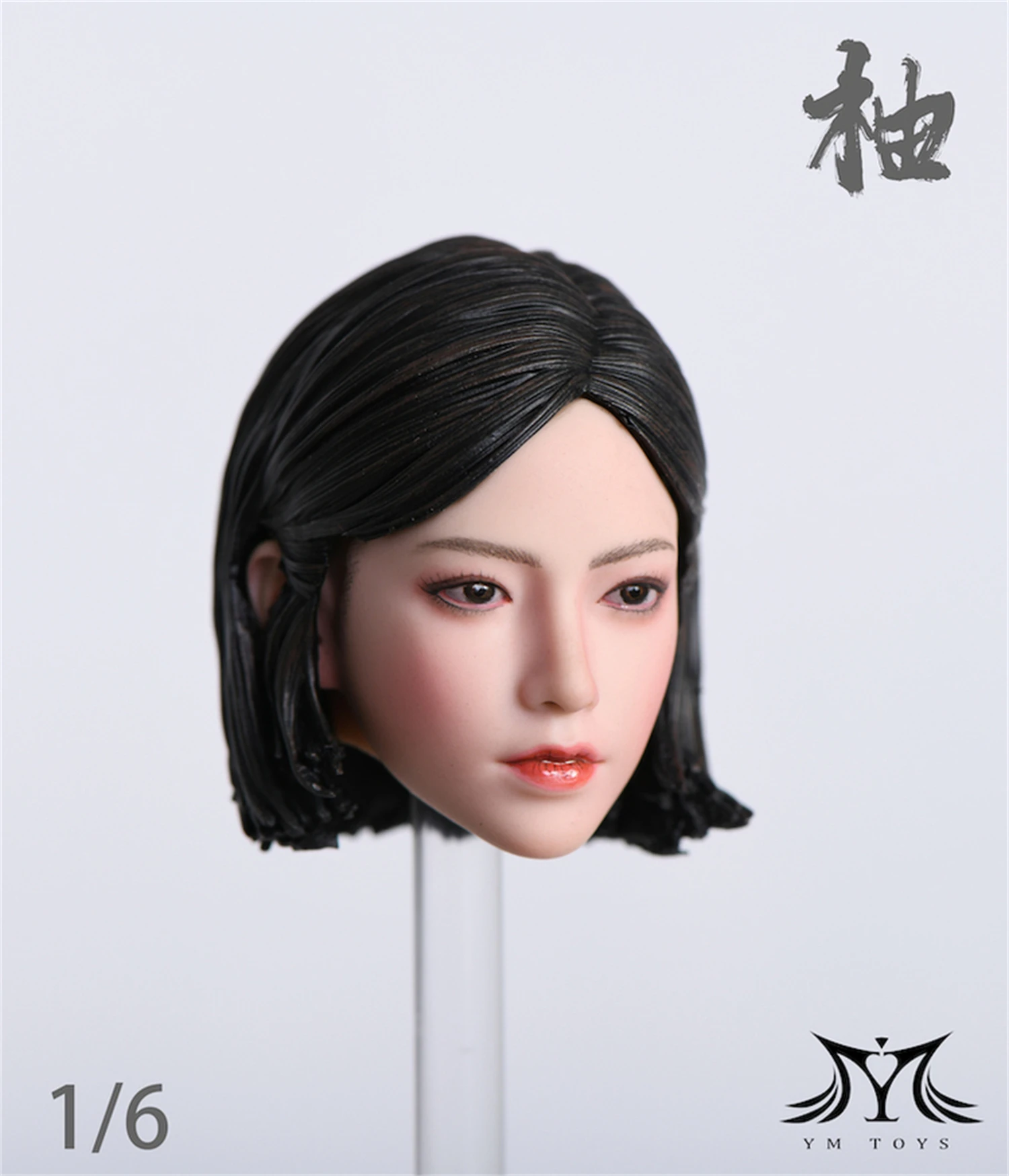 YMTOYS 1/6 Scale Pomelo Girl Head Carved Model Fit for 12'' TBLeague JIAOU Action Figure Body