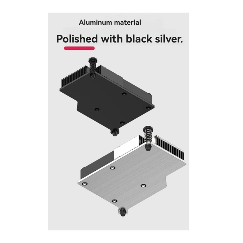 

A04R For Raspberry Pi 5 Argon 30mm Active Cooler PWM Fan, Passive Cooling Aluminum Fins Radiator,Efficient Heat Dissipation A