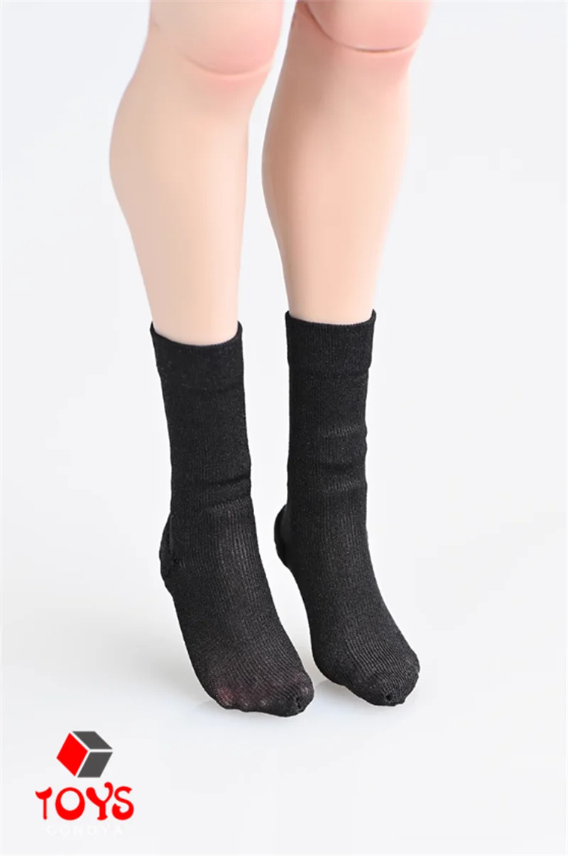 1/6 skala Weibliche Halbtransparente Strümpfe Kurze Socken Lange Strümpfe Kleidung Modell Fit 12'' Weibliche Soldat Action Figur Körper – Detail 10