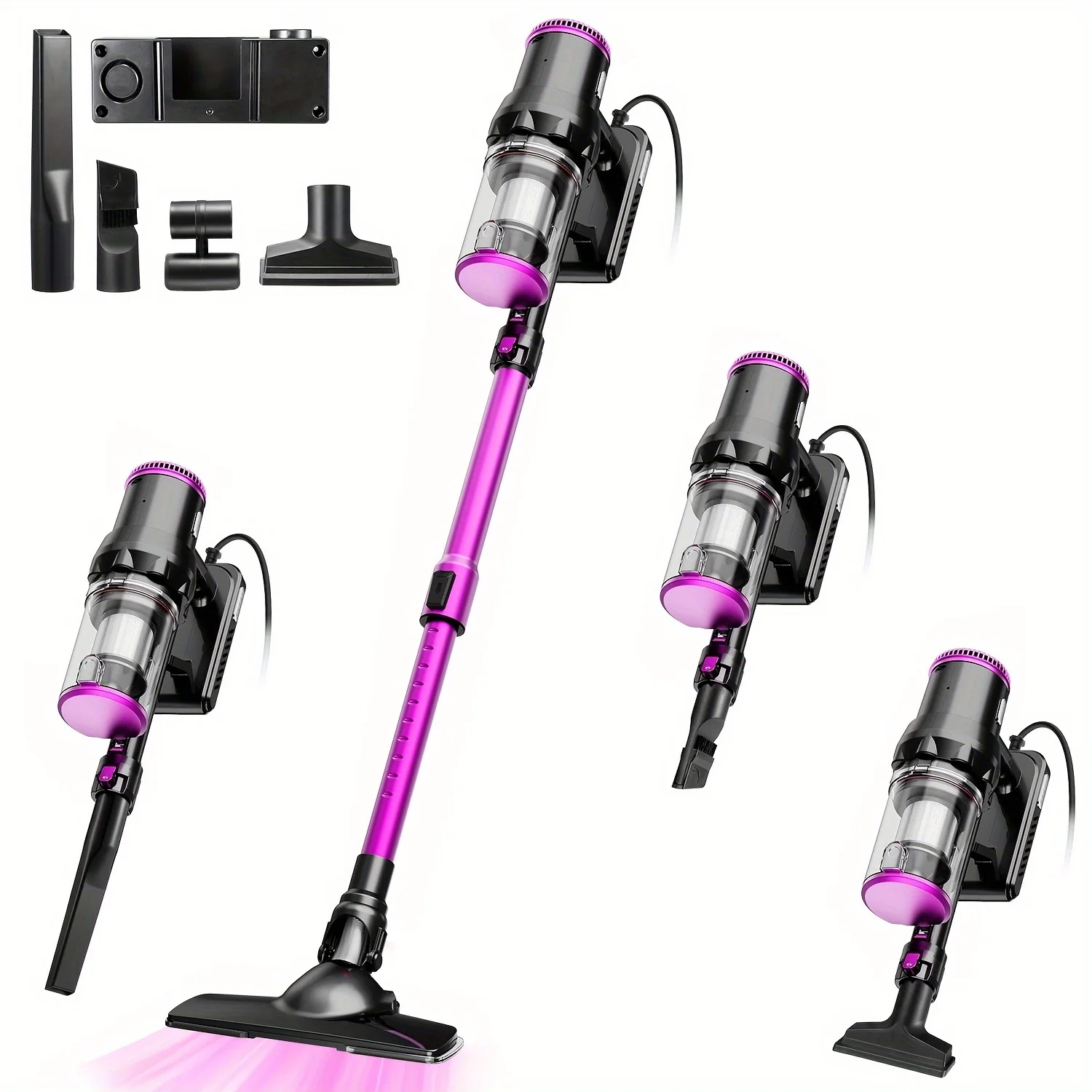 كابل أسبرادور دي مانو كون 500 وات كفوريل شفط دي 18 كيلو باسكال، باو رويدو، ليجيرا واي سين بولسا، فلتر HEPA، أسبرادور دي فار #5