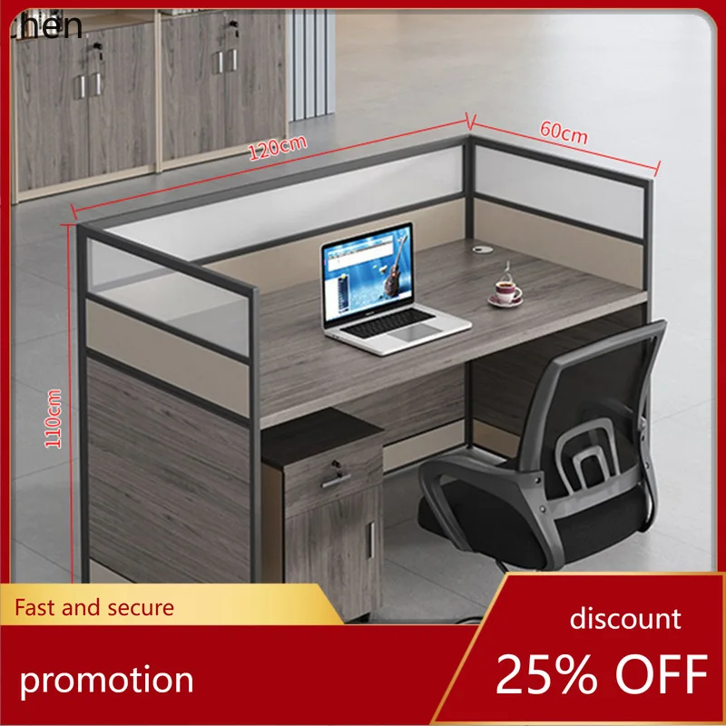 

ZML Screen Desk Office Computer Desk Card Holder Desk