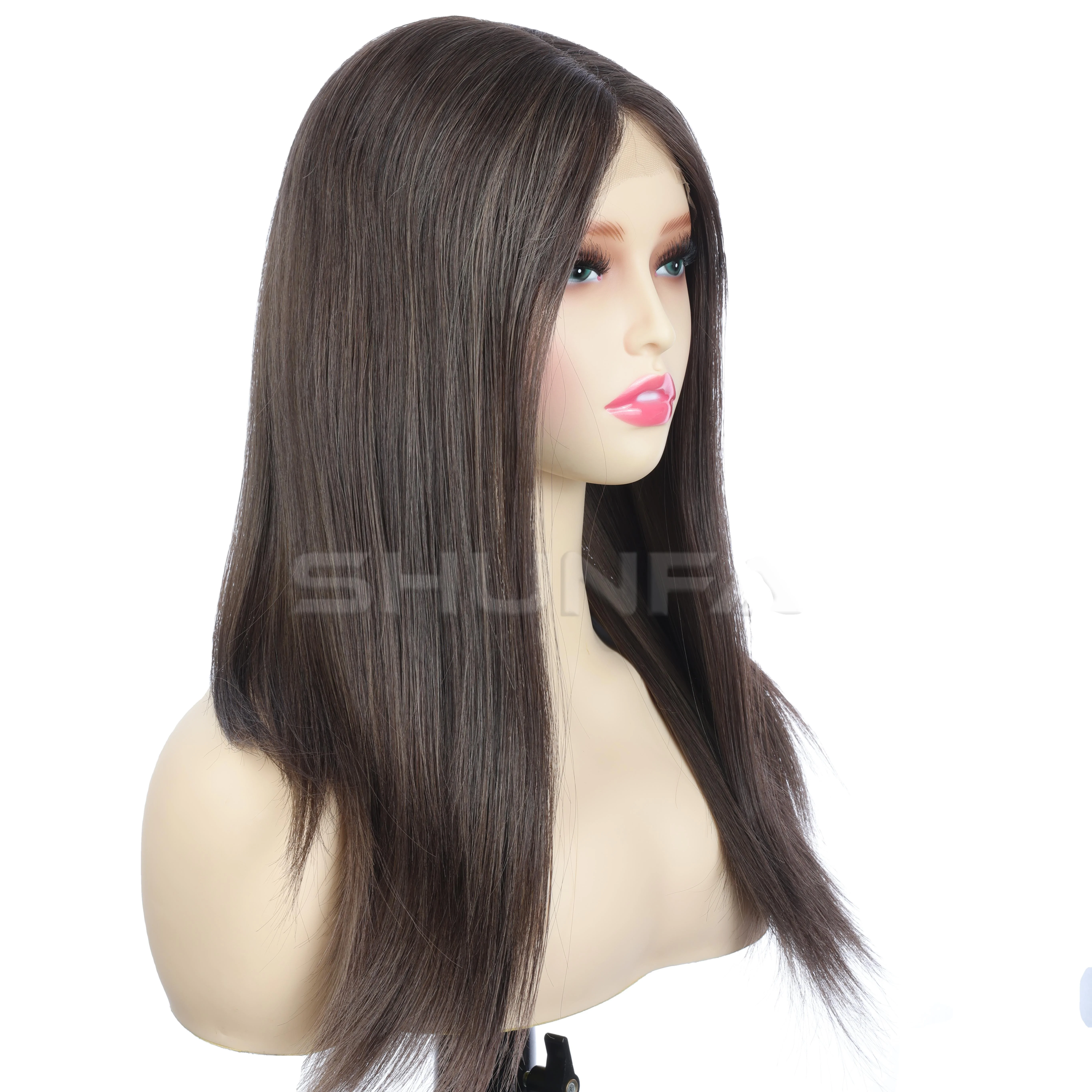 Best quality Jewish wig lace top virgin human hair