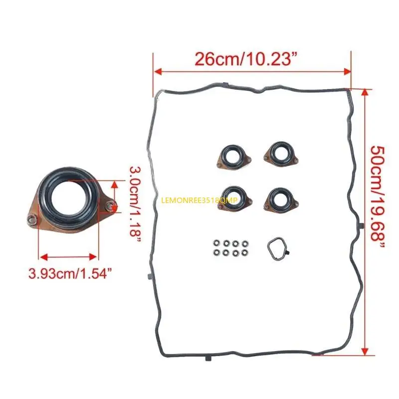 

M68B Precisions Fit Valves Cover Gasket set Comprehensive Valves Cover Seal for Auto