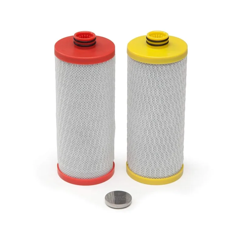 Filter Cartridges for 2-Stage Under Sink Water Filtration System - Filters 99% Of Chlorine - 2 Count - AQ-5