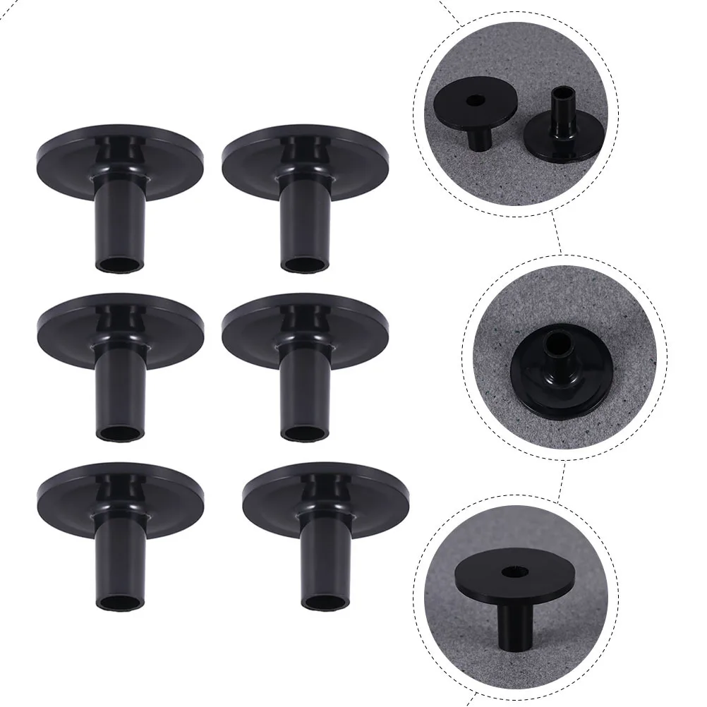 

10Pcs Drum Cymbal Sleeves Black Replacement Accessories Professional Drum Kit Supplies Enhance Cymbal Sound Percussion Tools