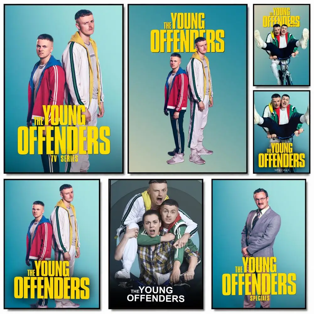 tv series T-The Young Offenders-S Poster Removable Wall Sticker for Home Cafe Bar Office Interior Decor