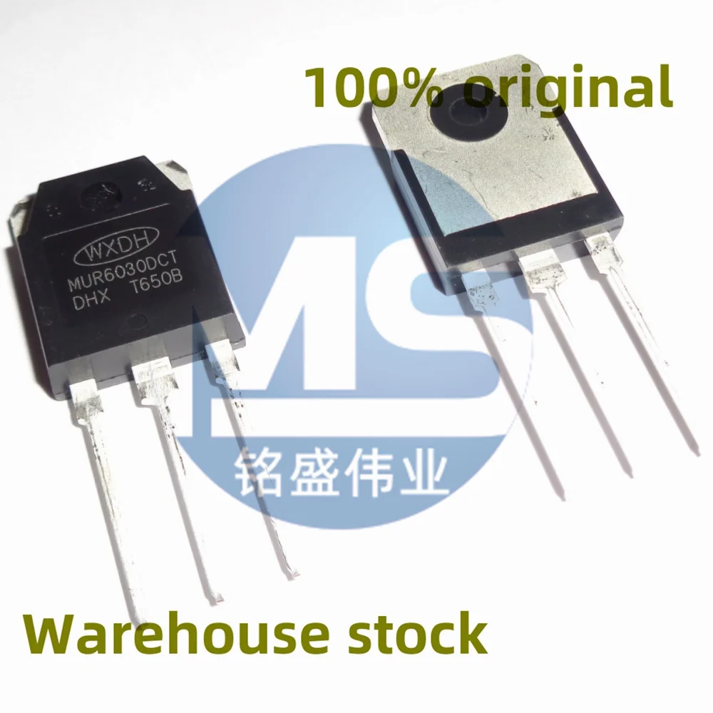 

10PCS 100% new MUR6030DCT MUR6030DCS/NCA 60A 300V TO-3P commonly used ultrafast recovery diode spot direct sale
