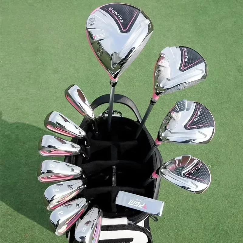 PGM LTG048 Women Golf Clubs Complete Set Pink Full Golf Club Set with Bag