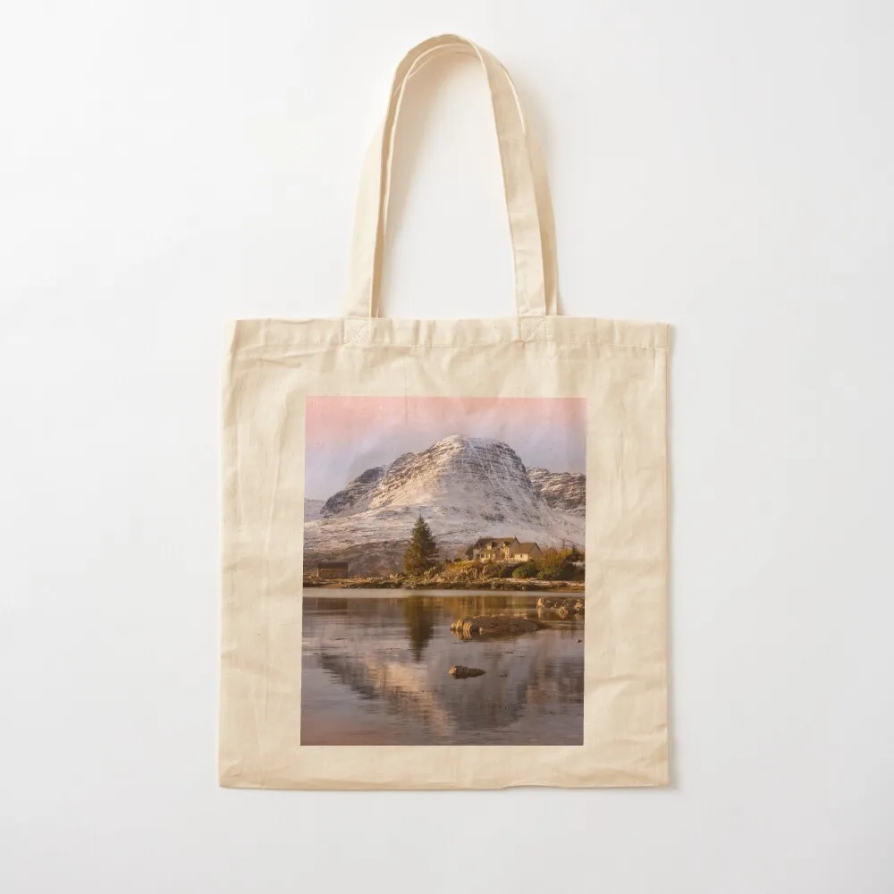 

Applecross Hills in Winter Loch Kishorn NC500 Scotland. Tote Bag tote bag university Canvas stote bag Reusable bags