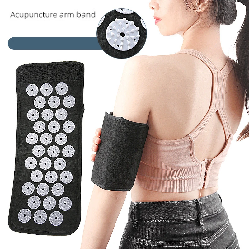 1pc Acupuncture Massage Arm Band Exercise Massage Acupuncture Yoga Belt Equipment Acupuncture Pad Massage Leg Strap Massage Tool