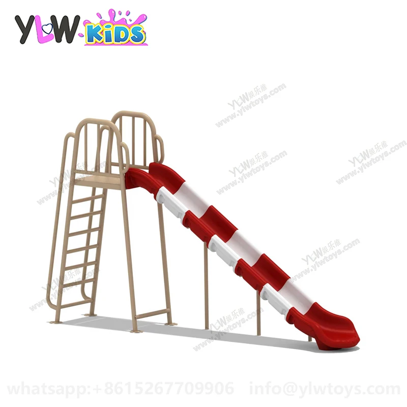 YLWCNN Custom Kid Plastic Slide Garden Slide Park Outdoor Galvanized Steel Ladder Slide Schoold Plastic Slide Equipment