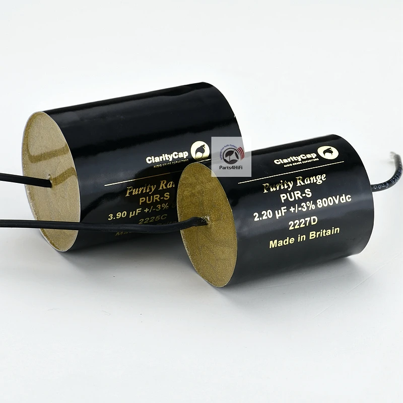 

2pcs/lot British Claritycap PUR-S 800VDC Purity Range infinite frequency crossover audio coupling 3% MKP capacitor free shipping