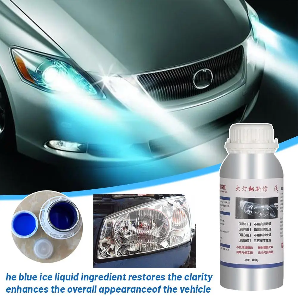 

Car Headlight Repair Fluid Headlight Polishing Restoration Polishing Chemical The Headlights U6J4