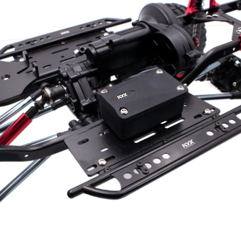 Modello di simulazione Giocattolo Telaio Scatola ricevente in plastica per 1/10 RC Crawler Car SCX10 Parti modificate fai da te