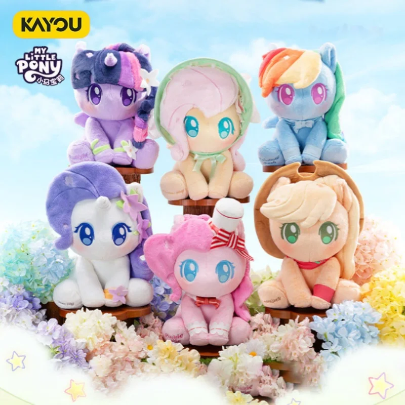 Kayou My Little Pony-Flower Fairy Sitting posture Plush Toy-Magic Garden Series Official Genuine Anime Figures Collectible Gift