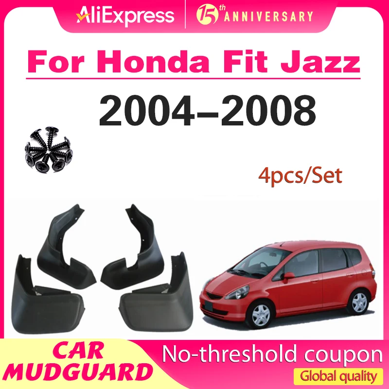 

Car Mudguard for Honda Fit Jazz GD1 2 Hatchback 2004~2008 Fenders Splash Guards Rear Wheel Protection Covers Exterior Accessorie