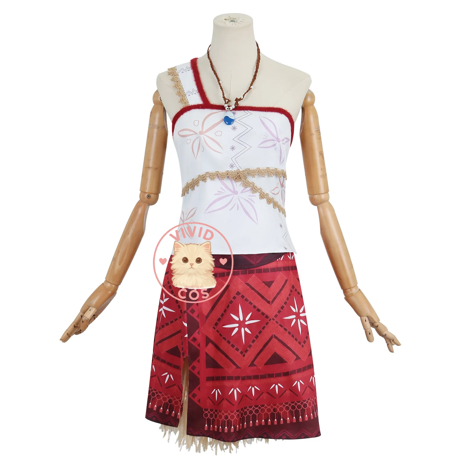 حار شخصية الفيلم والتلفزيون تأثيري حلي أنيمي موانا فستان مثير مجموعة لعب الأدوار للنساء كوميك كون حفلة الهالوين الزي