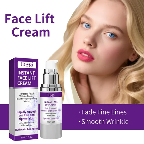 Crema de Estiramiento facial instantánea reafirmante, Reduce las líneas finas, suavizante de arrugas, elimina las arrugas legales, reafirmante, reparación, nutre el cuidado de la piel