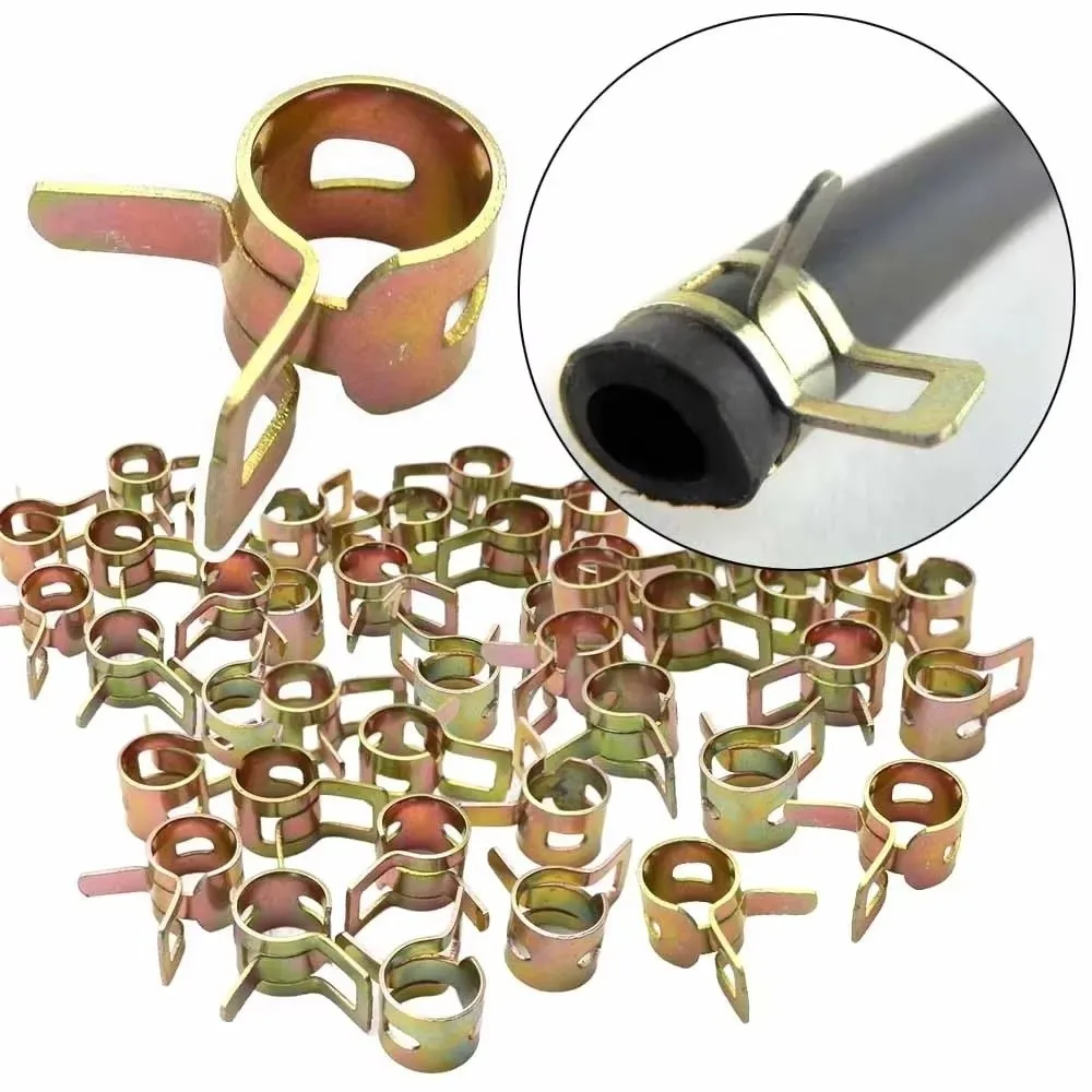 10PCS Multi-specification Fastener Practical 4mm-13mm Spring Clip Air Tube Elastic Water Tube Clamps
