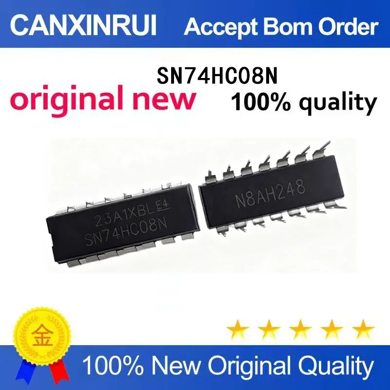 (5-100 Pieces)Brand new original SN74HC08N 74HC08N DIP-14 chip in stock