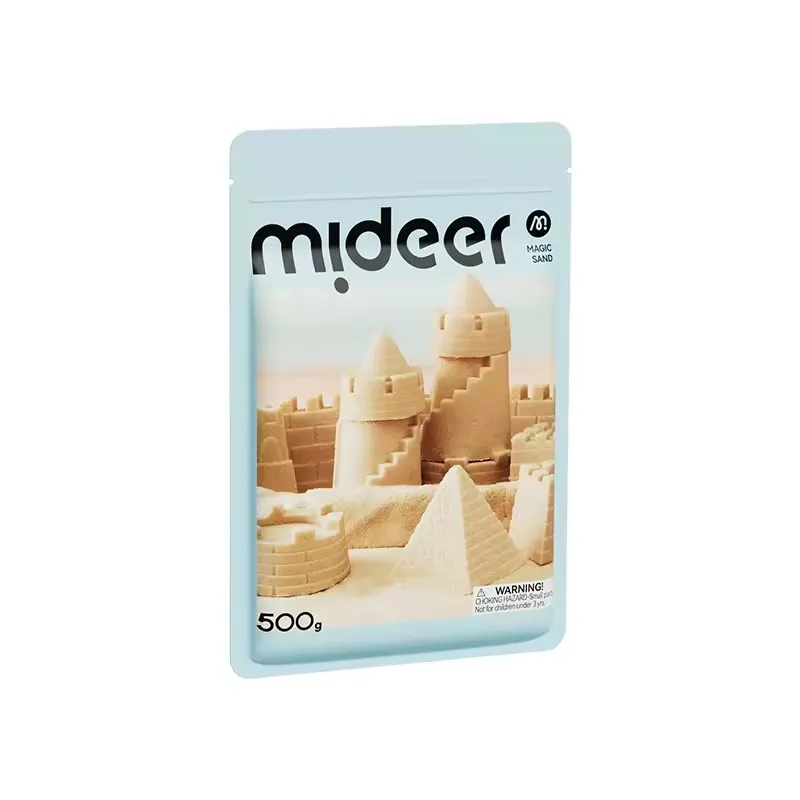 ทรายวิเศษ Mideer 500 กรัม/1 กิโลกรัม ชุดเติม ของเล่นทรายสำหรับเด็ก เล่นได้ทั้งในบ้านและชายหาด สำหรับเด็กอายุ 3 ปีขึ้นไป