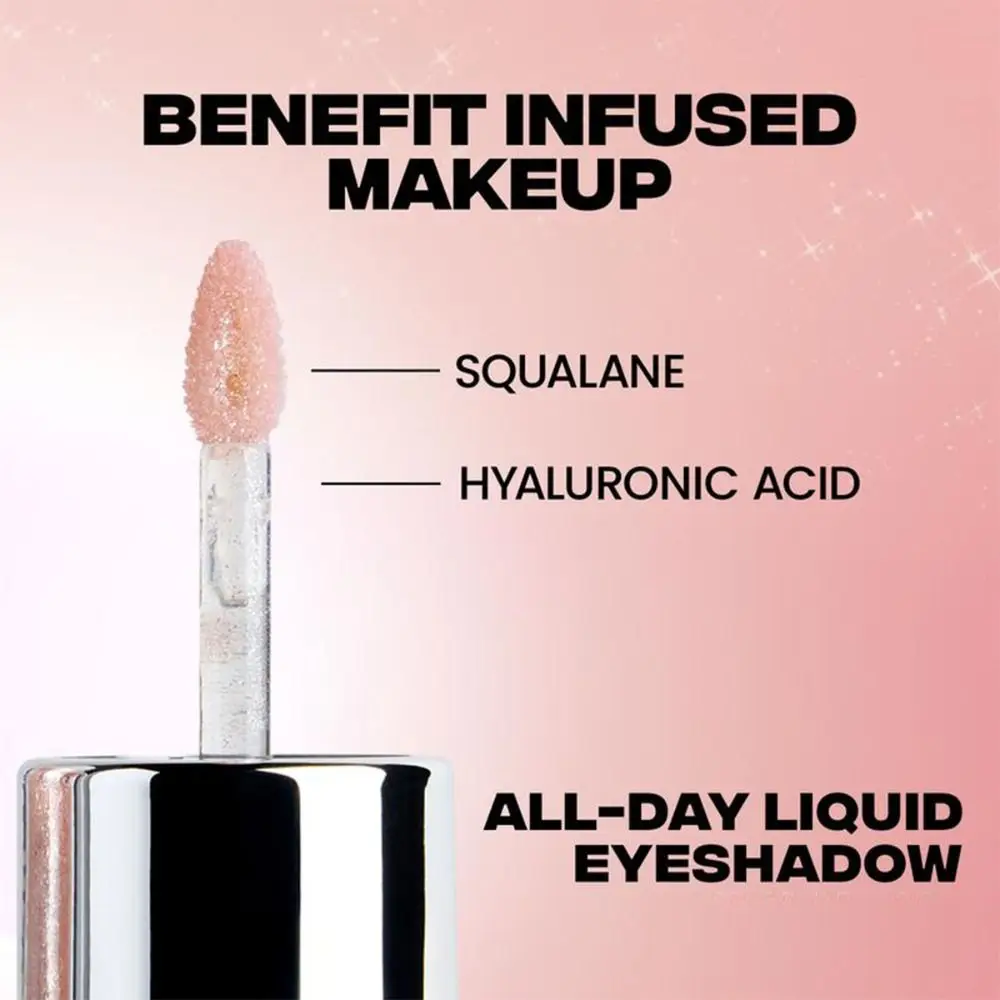 Sombra de ojos líquida nacarada brillante fina, sombra de ojos de larga duración y alto brillo, resaltador de ojos a prueba de manchas, brillo para maquillaje de ojos