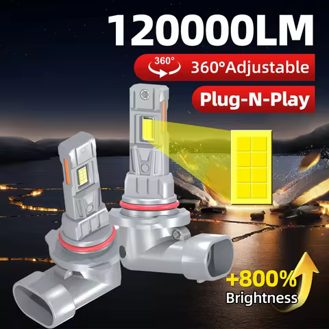 300W Turbo H7 H1 H4 LED Headlight Bulbs CANBUS Lights 120000LM Mini Lamp H11 HB3 9005 HB4 9006 HIR2 H8 H9 Plug and Play 6000K