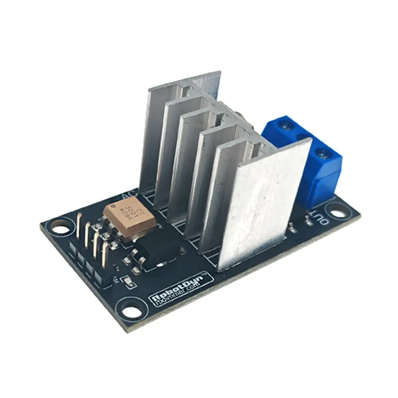 Moduł ściemniania lampy AC i ściemniacza silnika, 1 kanał, logika 3,3 V/5 V, AC 50/60 Hz, 8 A-400 V — zdjęcie produktu 3