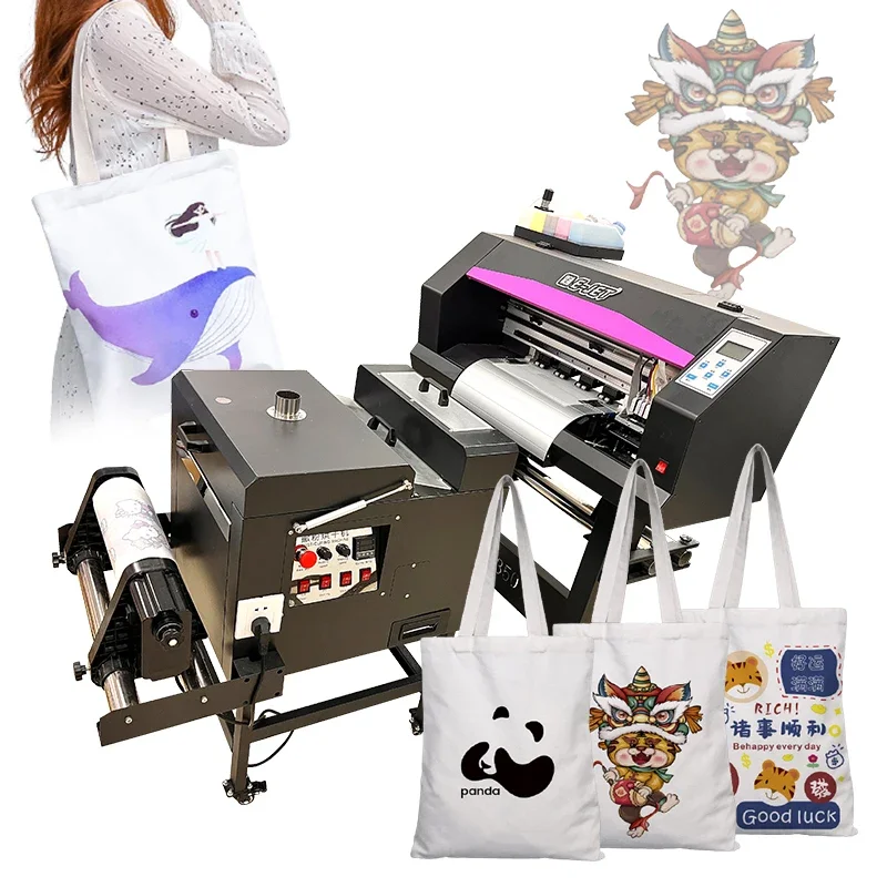 HOT DIY MACHINE A3 DTF Printer T-Shirt Heat PET Film DTF Printer Ink With Xp600 1pcs 2 Pcs Print Heads