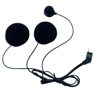 Microphone Speaker For BT-S2 BT-S3 Motorcycle Intercom Headsets Interphone For Open Helmet Full Face Helmet Dropship