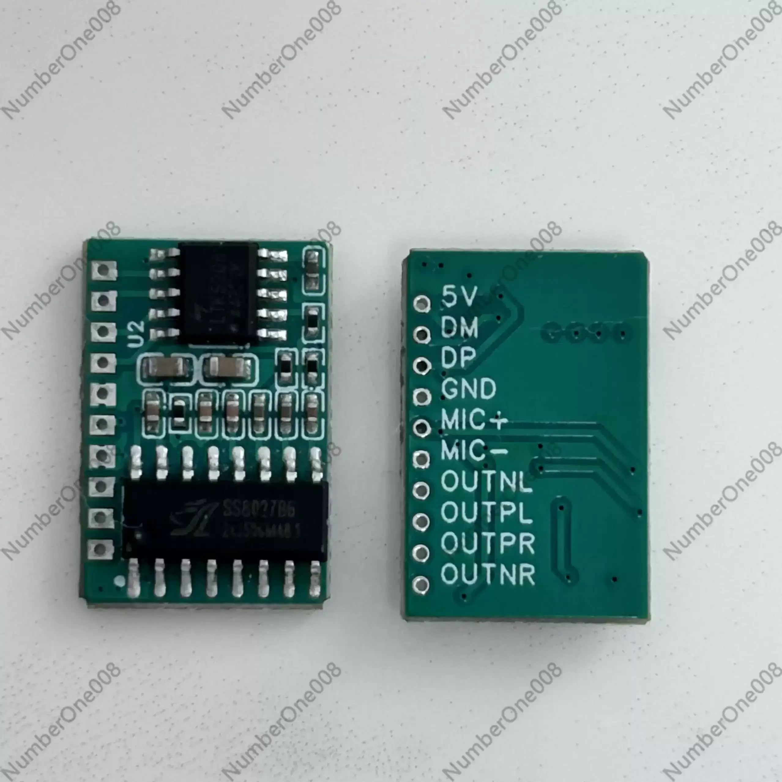 High Power USB Laptop Sound Card with Microphone Input and Dual Speaker Output Plug and Play Audio Adapter